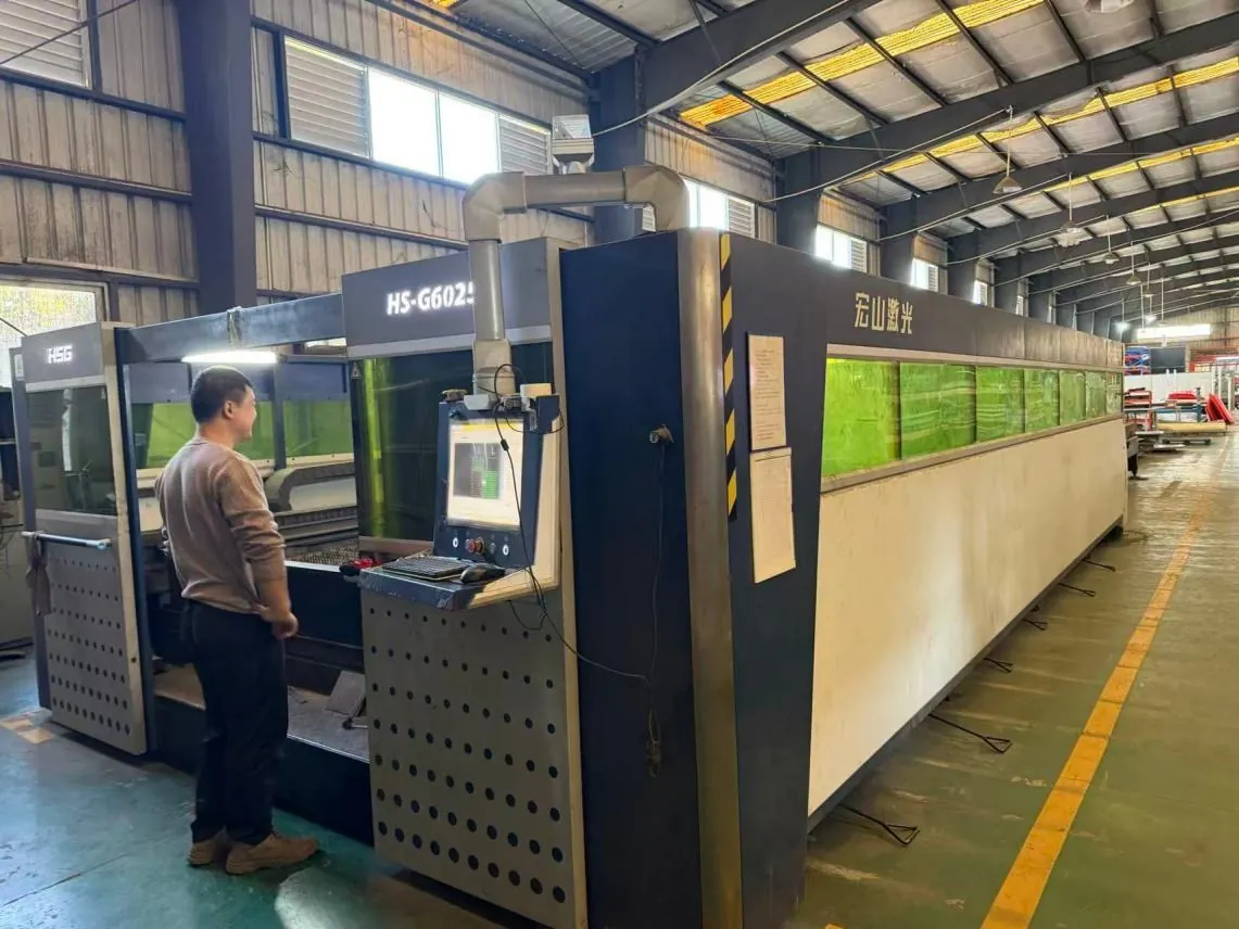 Laser cutting equipment in the Bendo workshop